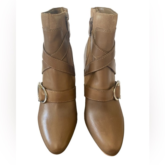 New Vince Camuto Tan Booties - Picture 3 of 7